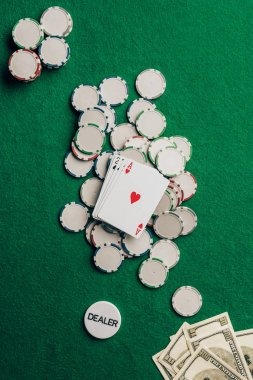 Baccarat table at nenek188 with Banker and Player sides marked